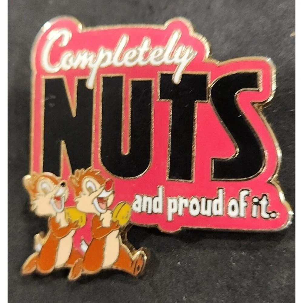 Disney Pin CHIP DALE COMPLETELY NUTS AND PROUD OF‎ IT AP Artist Proof LE 00000